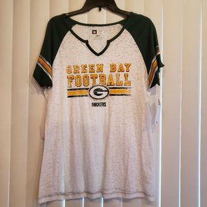 Green Bay Packers Tee shirt with crystals applied
